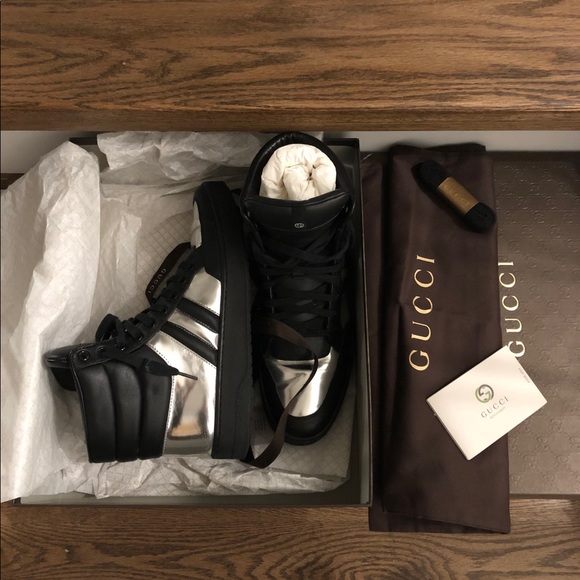 Gucci Shoes - Authentic Gucci Hi-Top Sneakers, 9,5G